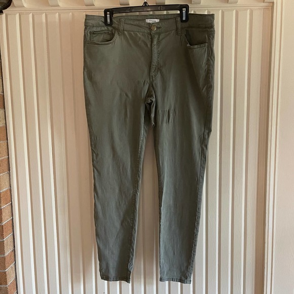 SALE!! Daily Ritual Olive Green Pants 16 - Picture 1 of 8